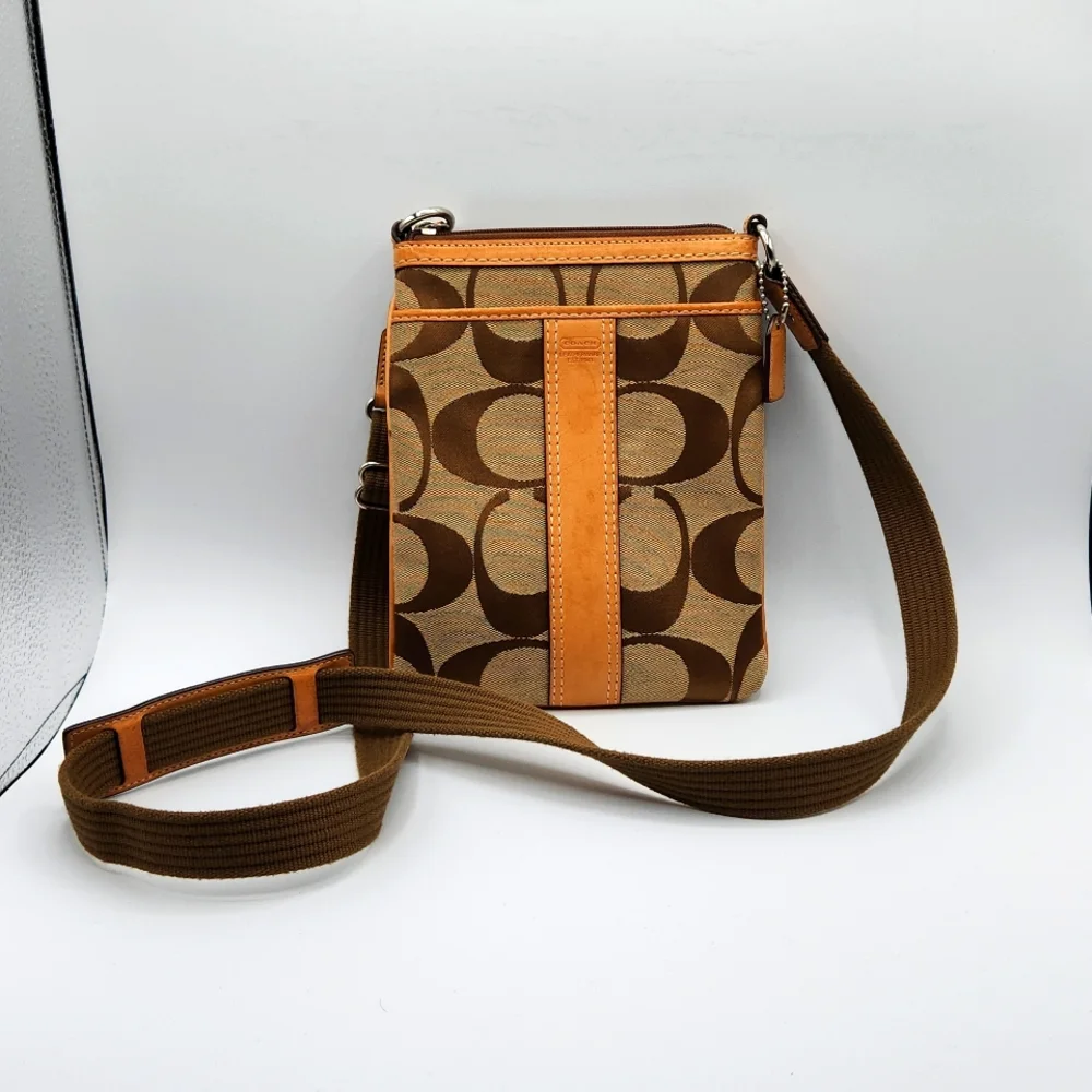 Coach Vintage Signature Canvas Crossbody Bag